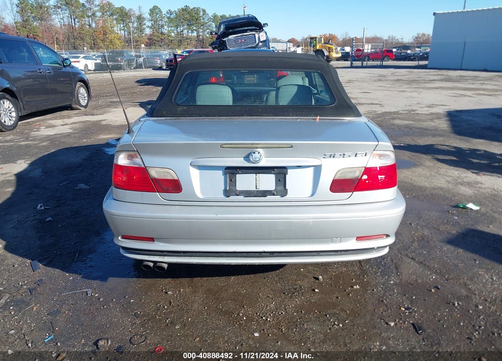 2003 BMW 325CI VIN: WBABS334X3PG92086