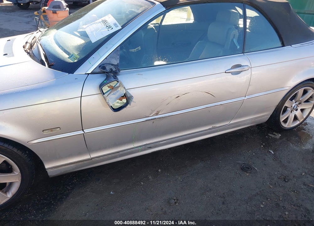 2003 BMW 325CI VIN: WBABS334X3PG92086