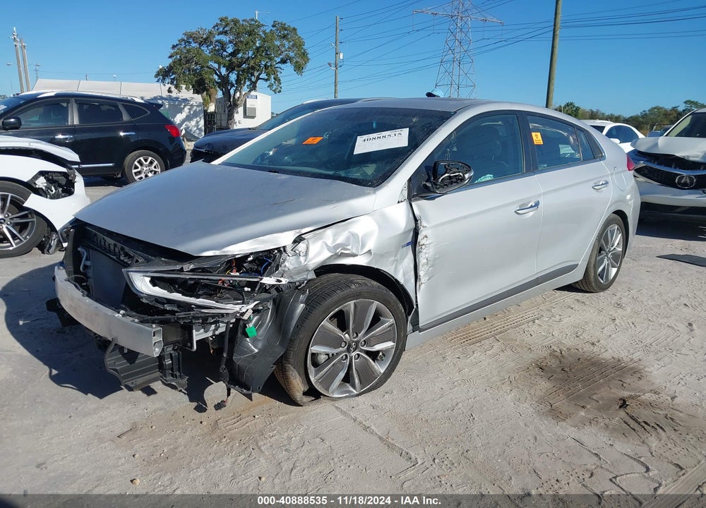 2017 HYUNDAI IONIQ HYBRID LIMITED VIN: KMHC85LCXHU046671
