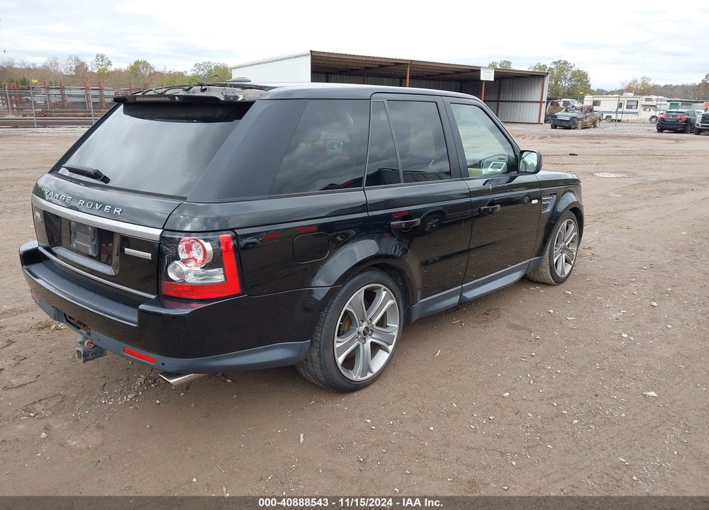 2012 LAND ROVER RANGE ROVER SPORT SUPERCHARGED VIN: SALSH2E42CA744733