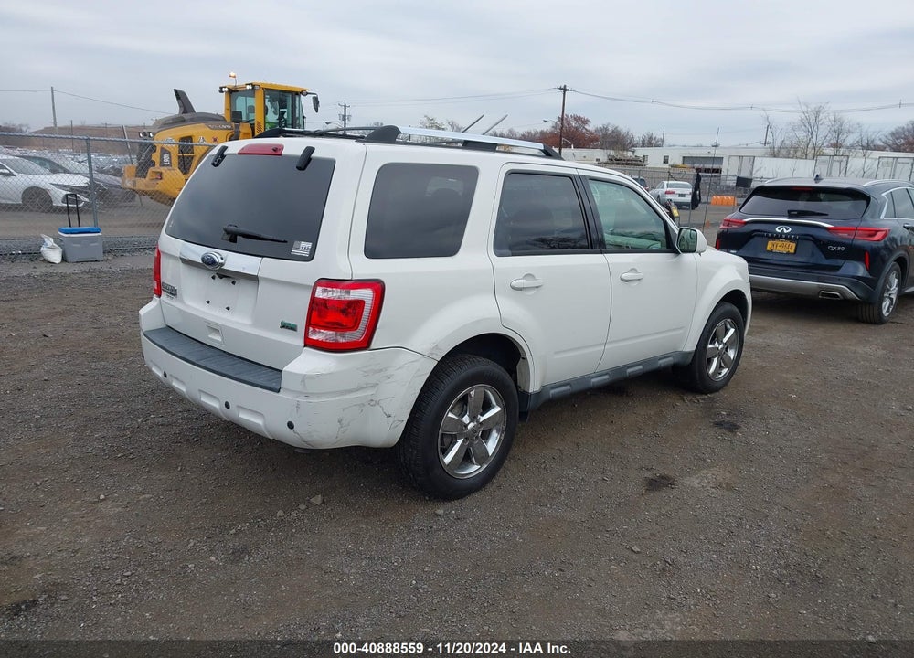 2011 FORD ESCAPE LIMITED VIN: 1FMCU9EG0BKA71634