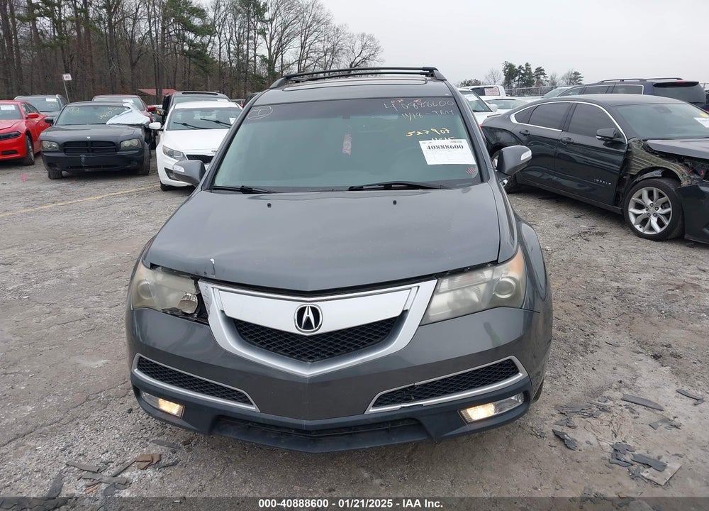2011 ACURA MDX VIN: 2HNYD2H27BH527907