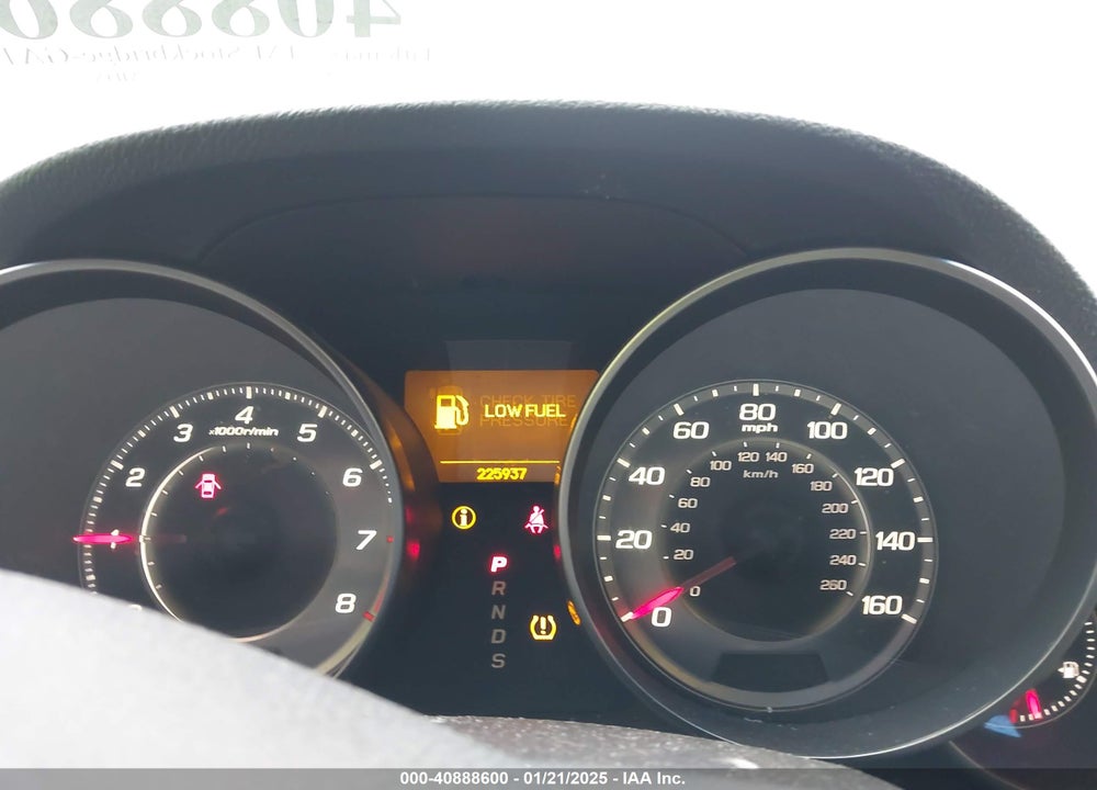 2011 ACURA MDX VIN: 2HNYD2H27BH527907