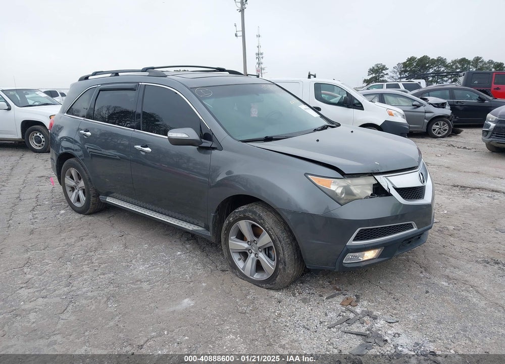 2011 ACURA MDX VIN: 2HNYD2H27BH527907