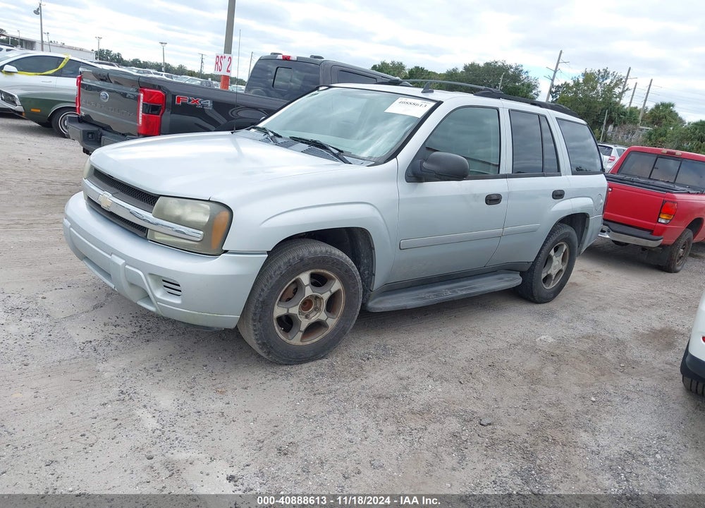 2007 CHEVROLET TRAILBLAZER LS VIN: 1GNDS13SX72129299