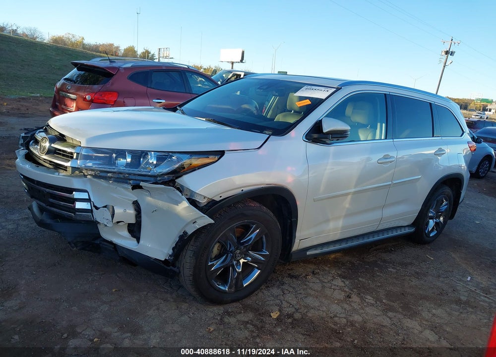 2019 TOYOTA HIGHLANDER LIMITED/PLATINUM VIN: 5TDDZRFH6KS709945