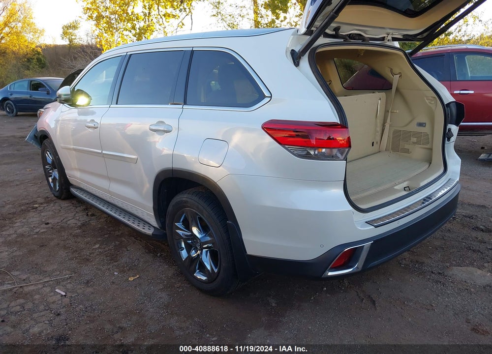 2019 TOYOTA HIGHLANDER LIMITED/PLATINUM VIN: 5TDDZRFH6KS709945