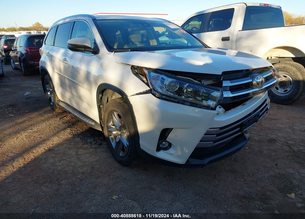 2019 TOYOTA HIGHLANDER LIMITED/PLATINUM VIN: 5TDDZRFH6KS709945