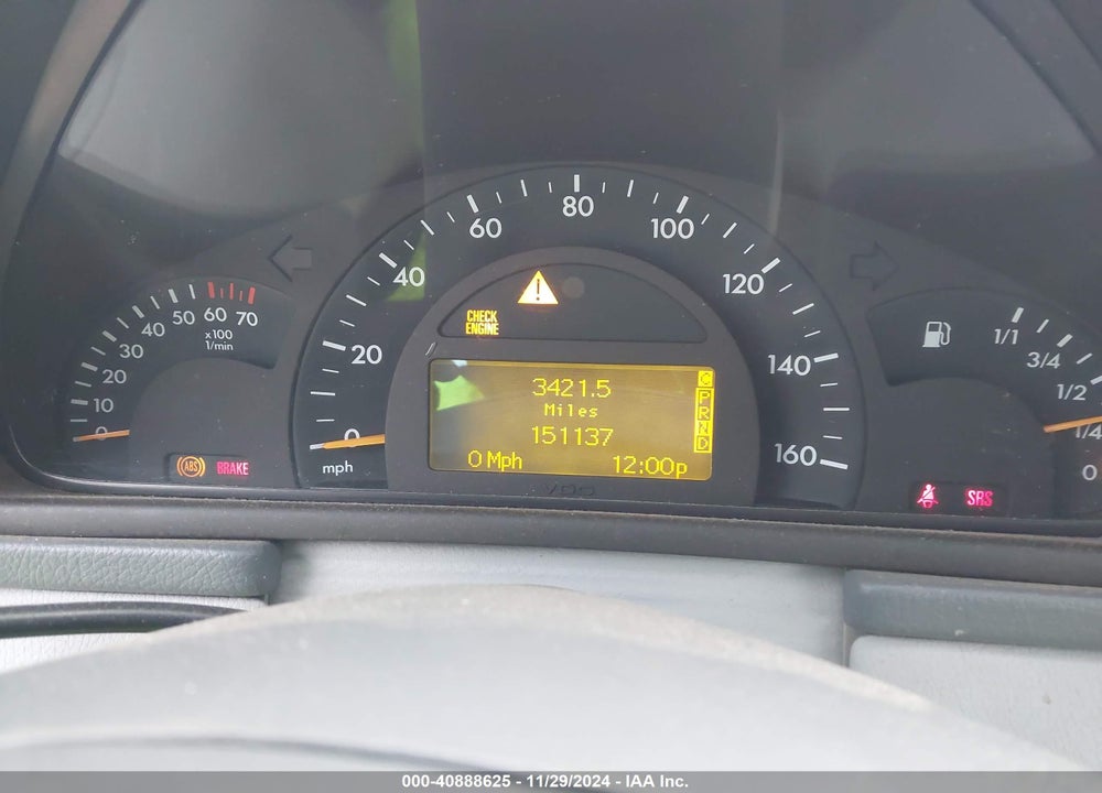 2004 MERCEDES-BENZ C 240 VIN: WDBRH61J44F471063