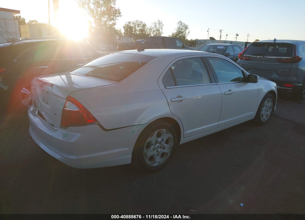 2010 FORD FUSION SE VIN: 3FAHP0HAXAR381231