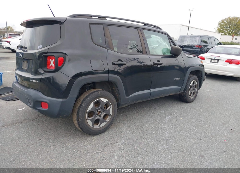 2017 JEEP RENEGADE SPORT 4X4 VIN: ZACCJBAB1HPF29341