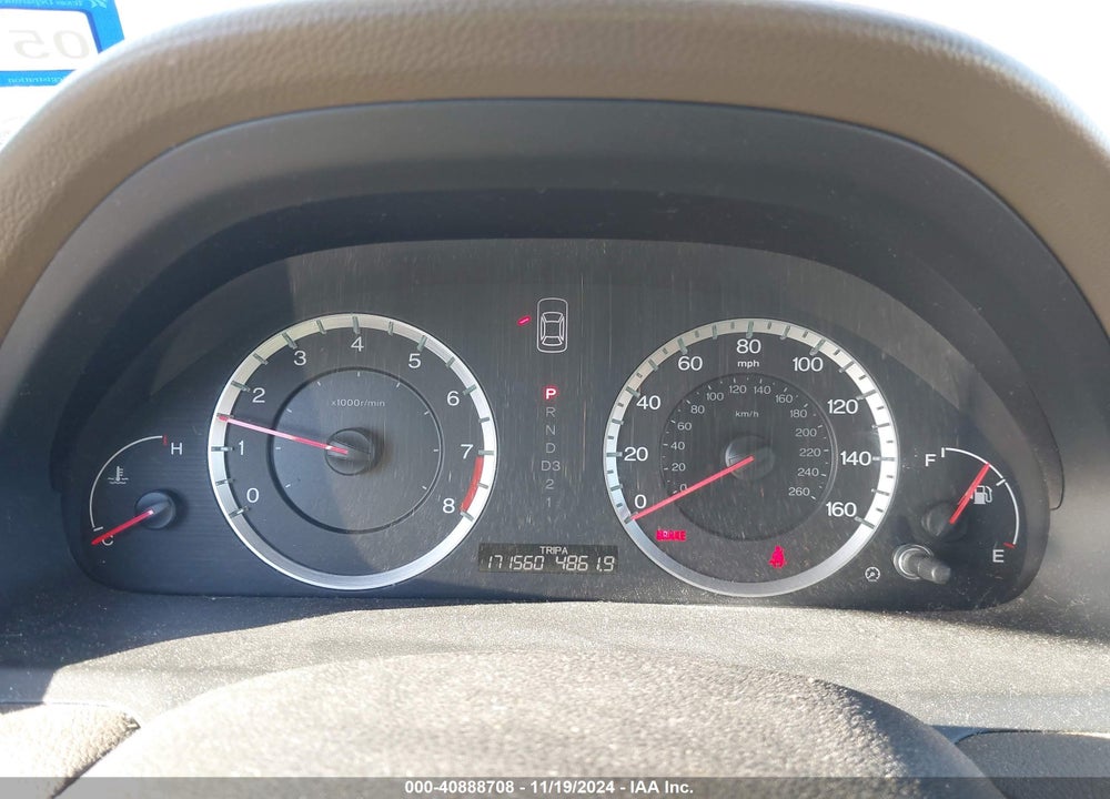 2008 HONDA ACCORD 2.4 EX-L VIN: 1HGCP268X8A040630