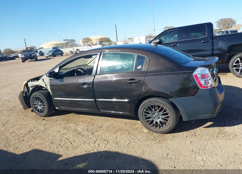 2012 NISSAN SENTRA VIN: 3N1AB6AP3CL621837