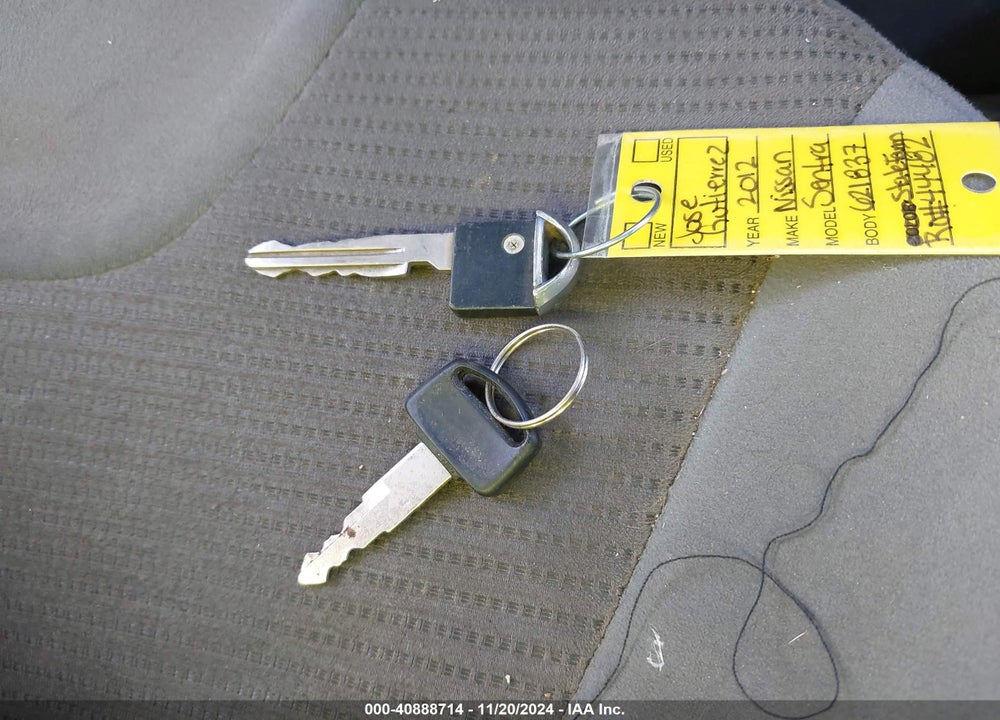 2012 NISSAN SENTRA VIN: 3N1AB6AP3CL621837