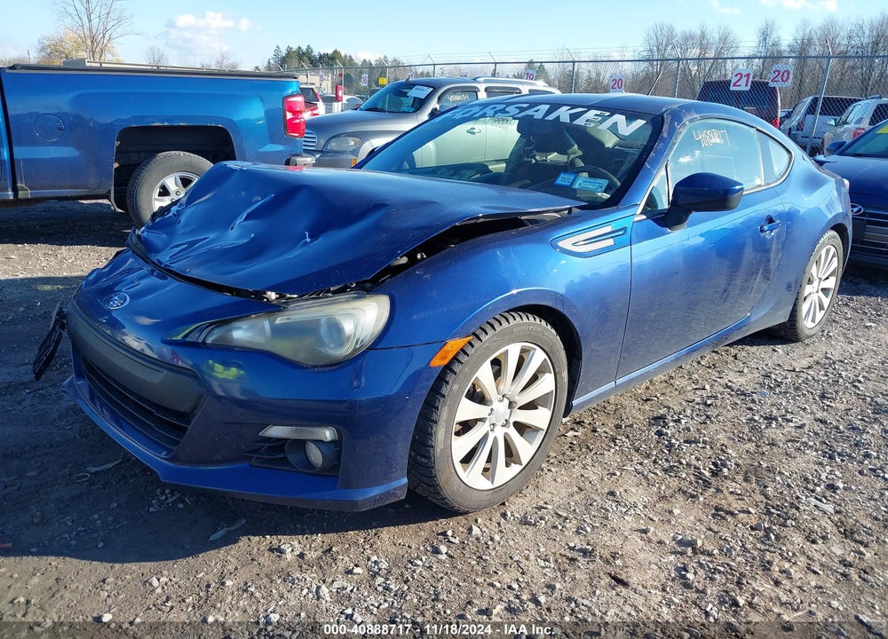 2013 SUBARU BRZ LIMITED VIN: JF1ZCAC17D1605471