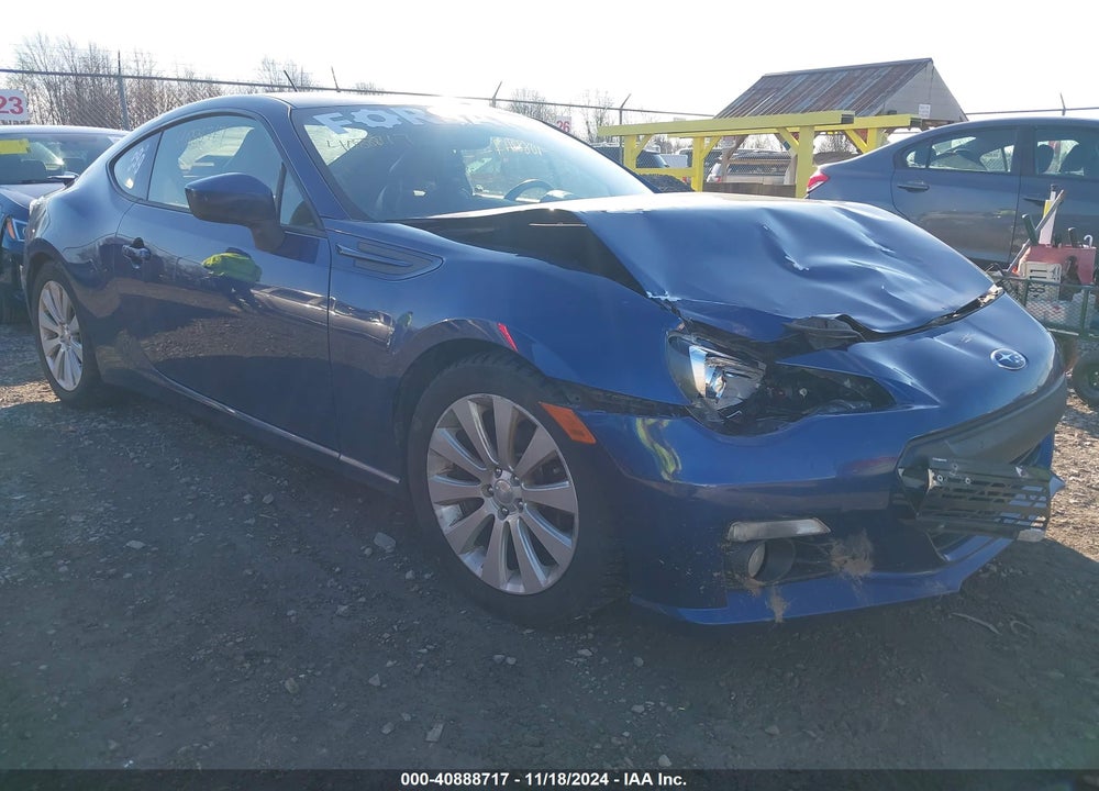 2013 SUBARU BRZ LIMITED VIN: JF1ZCAC17D1605471