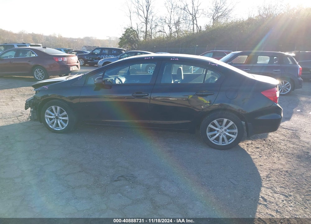 2012 HONDA CIVIC EX VIN: 19XFB2F88CE364191