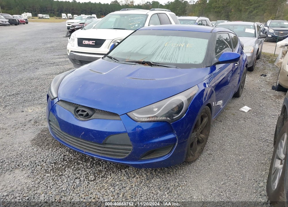 2012 HYUNDAI VELOSTER BASE W/GRAY VIN: KMHTC6AD6CU036938