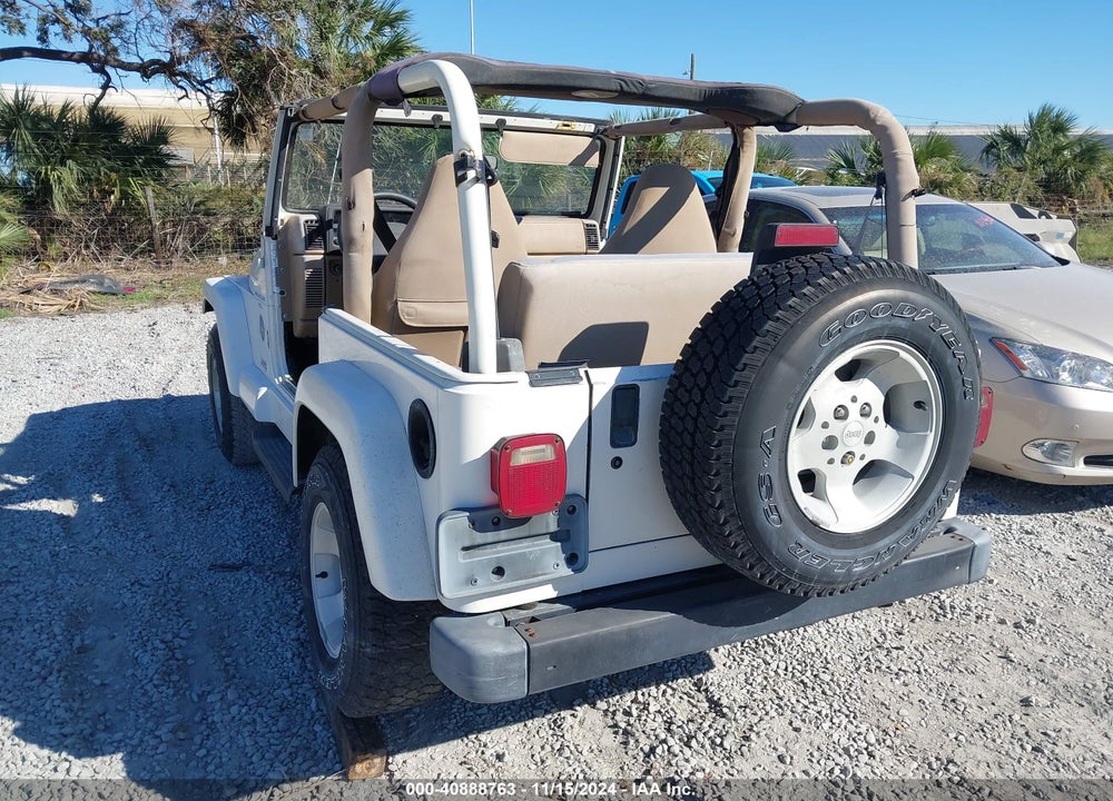 1999 ANGLER JEEP WR SAHARA VIN: 1J4FY49S1XP461332