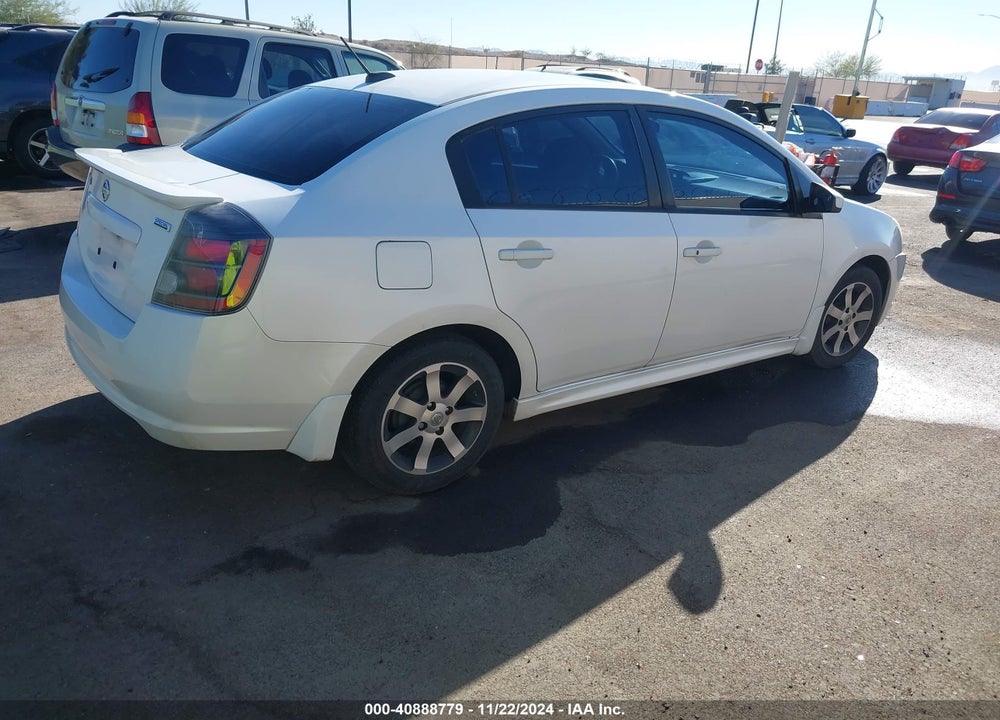 2012 NISSAN SENTRA 2.0 SR VIN: 3N1AB6APXCL613749