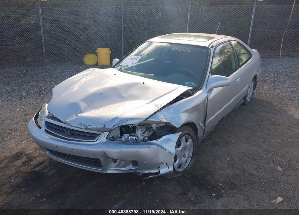 2000 HONDA CIVIC EX VIN: 1HGEJ8245YL046002