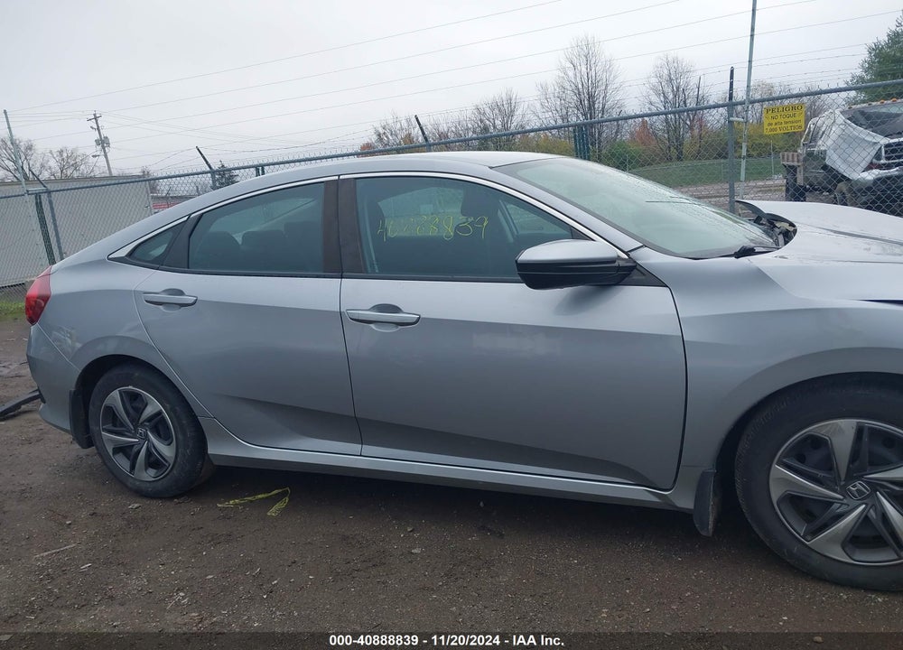 2019 HONDA CIVIC LX VIN: 2HGFC2F66KH593937