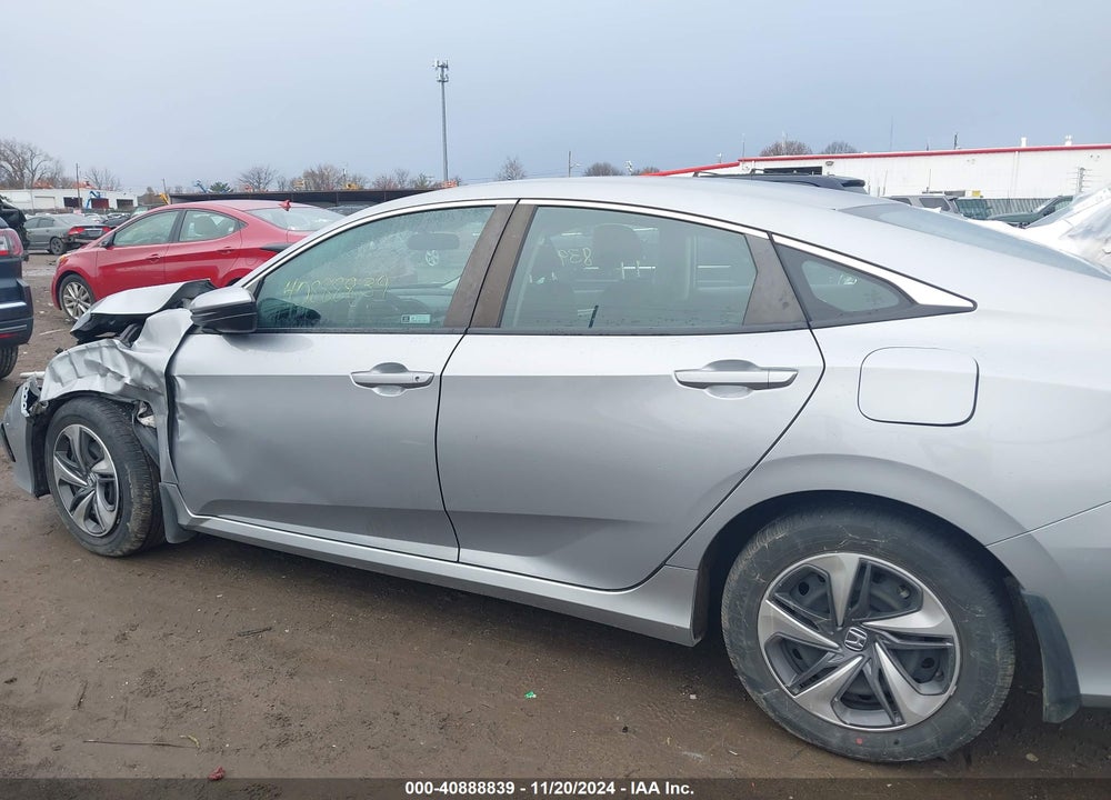2019 HONDA CIVIC LX VIN: 2HGFC2F66KH593937