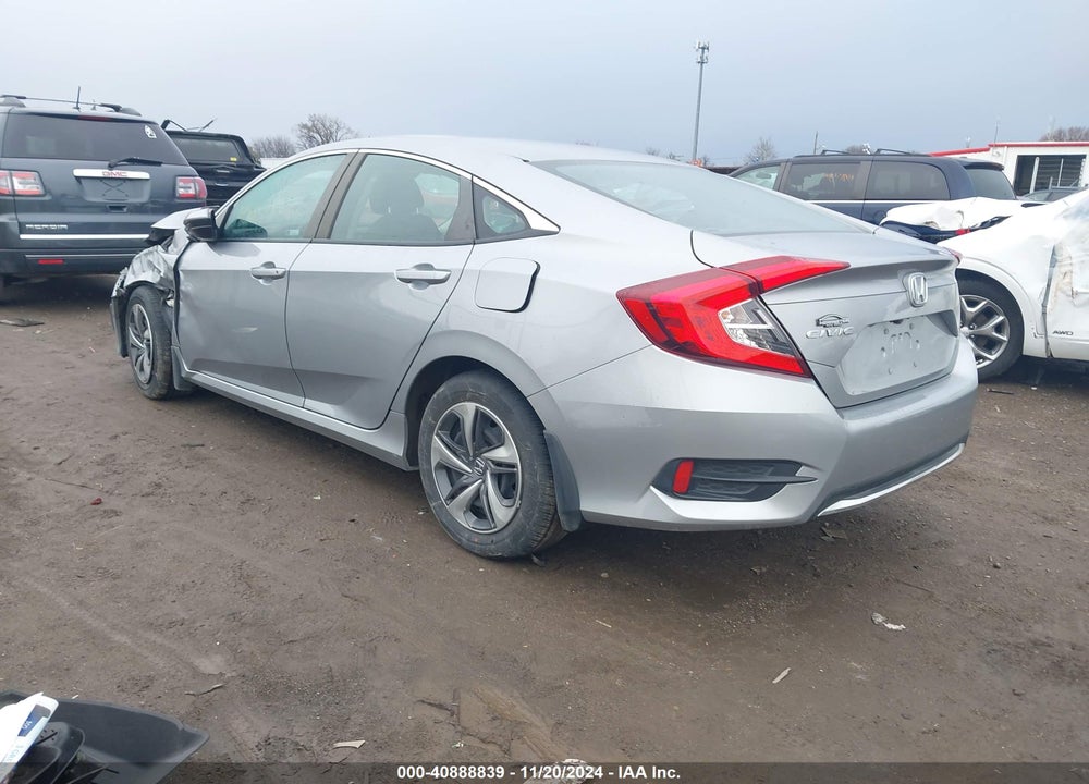 2019 HONDA CIVIC LX VIN: 2HGFC2F66KH593937