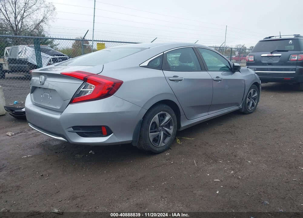 2019 HONDA CIVIC LX VIN: 2HGFC2F66KH593937
