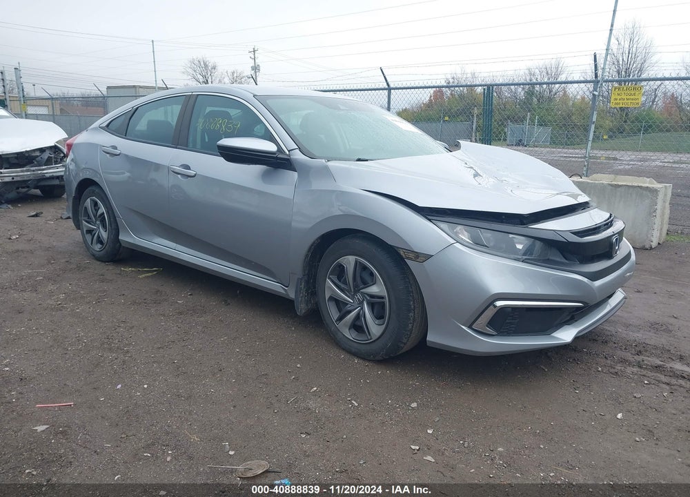 2019 HONDA CIVIC LX VIN: 2HGFC2F66KH593937