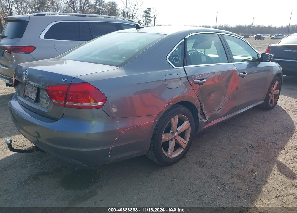 2013 VOLKSWAGEN PASSAT 2.5L SE VIN: 1VWBP7A35DC078068