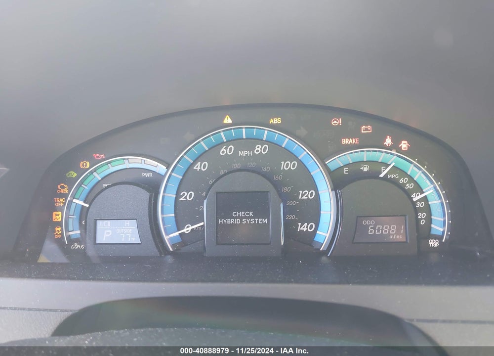 2013 TOYOTA CAMRY HYBRID VIN: 4T1BD1FKXDU067162