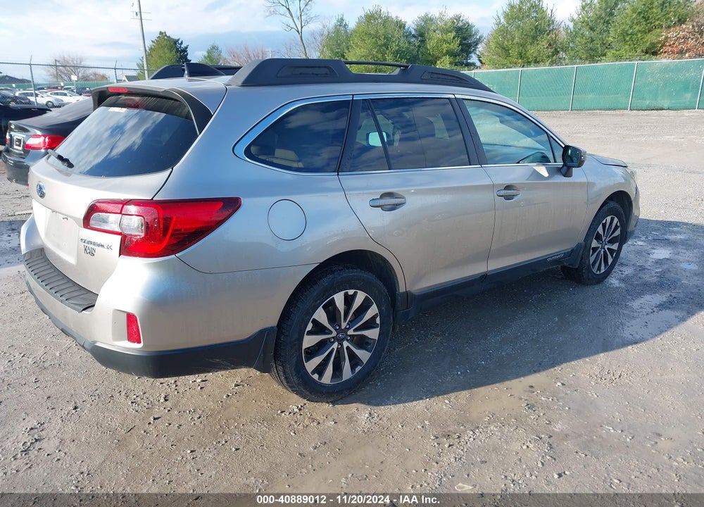 2016 SUBARU OUTBACK 2.5I LIMITED VIN: 4S4BSBNCXG3231929