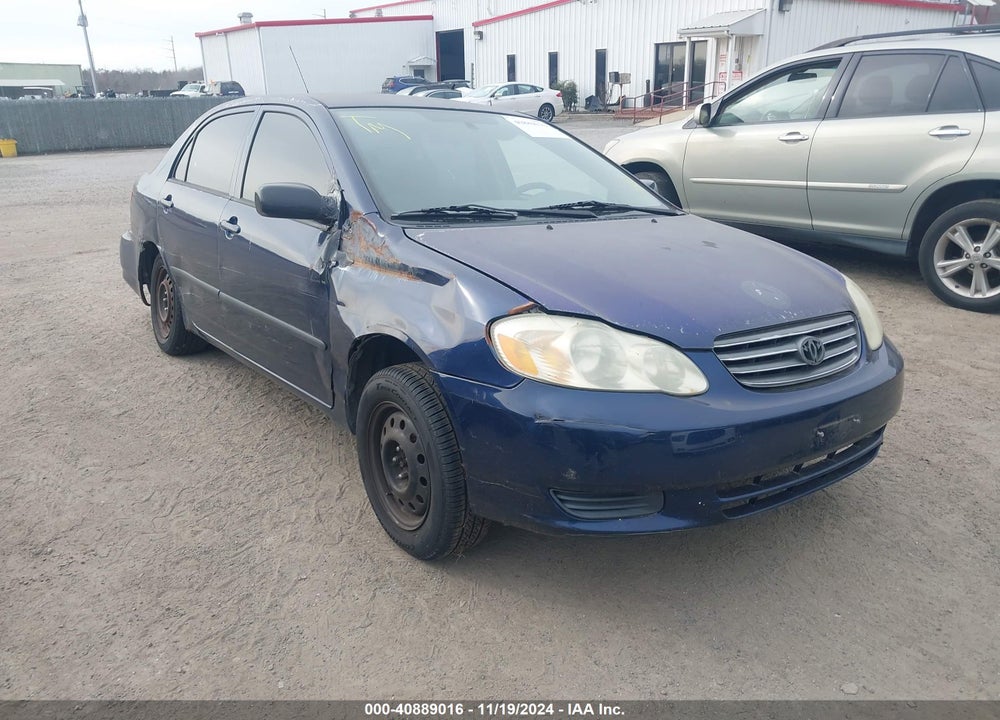2003 TOYOTA COROLLA CE VIN: JTDBR32E732007920