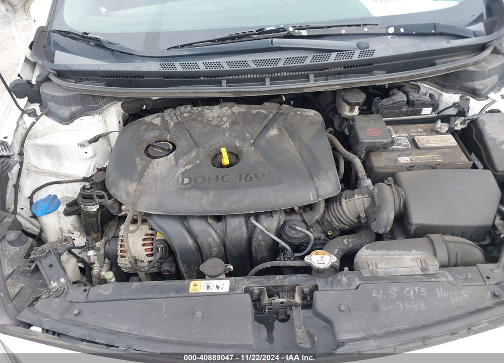 2016 KIA FORTE LX VIN: KNAFX4A63G5554997