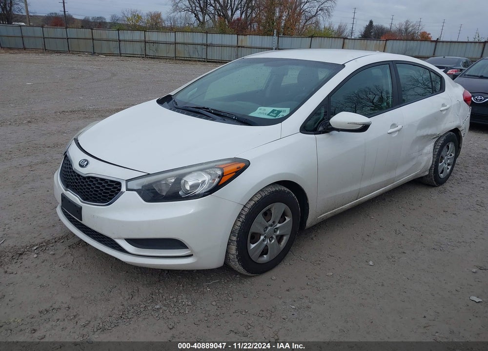 2016 KIA FORTE LX VIN: KNAFX4A63G5554997