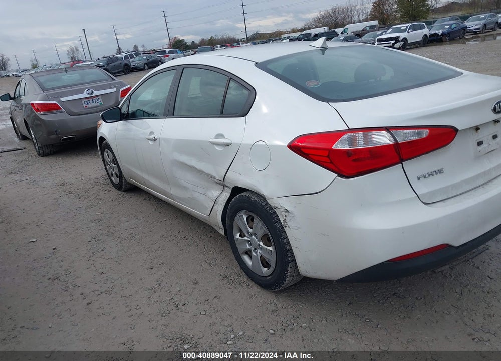 2016 KIA FORTE LX VIN: KNAFX4A63G5554997
