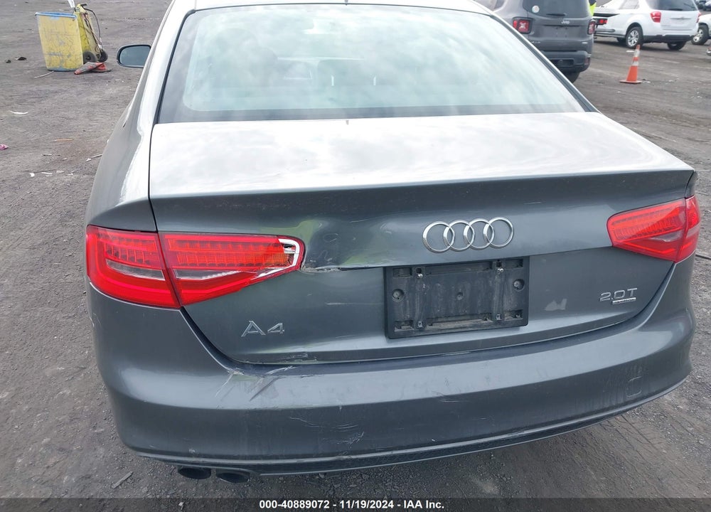 2015 AUDI A4 2.0T PREMIUM VIN: WAUBFAFL5FN014922