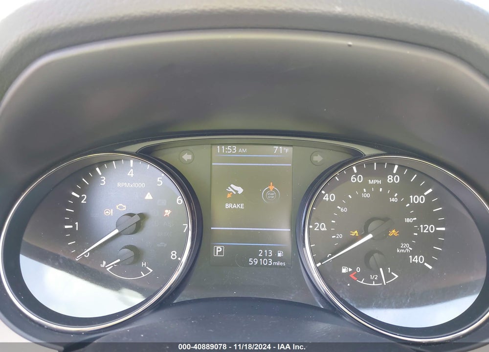 2019 NISSAN ROGUE SV VIN: JN8AT2MT7KW264980