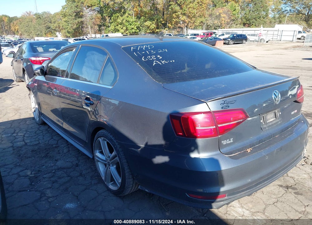 2017 VOLKSWAGEN JETTA GLI VIN: 3VW4T7AJXHM336883