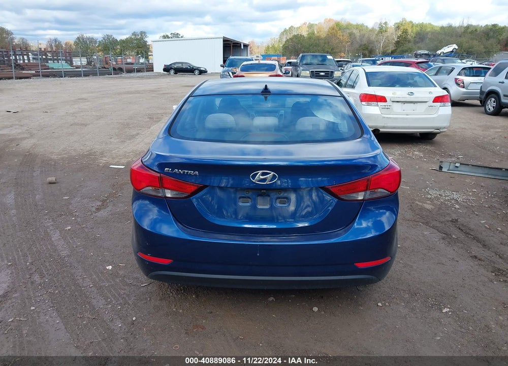 2016 HYUNDAI ELANTRA SE VIN: 5NPDH4AEXGH784907