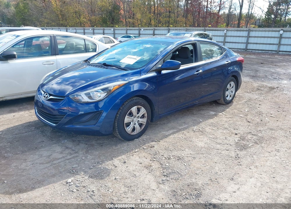 2016 HYUNDAI ELANTRA SE VIN: 5NPDH4AEXGH784907