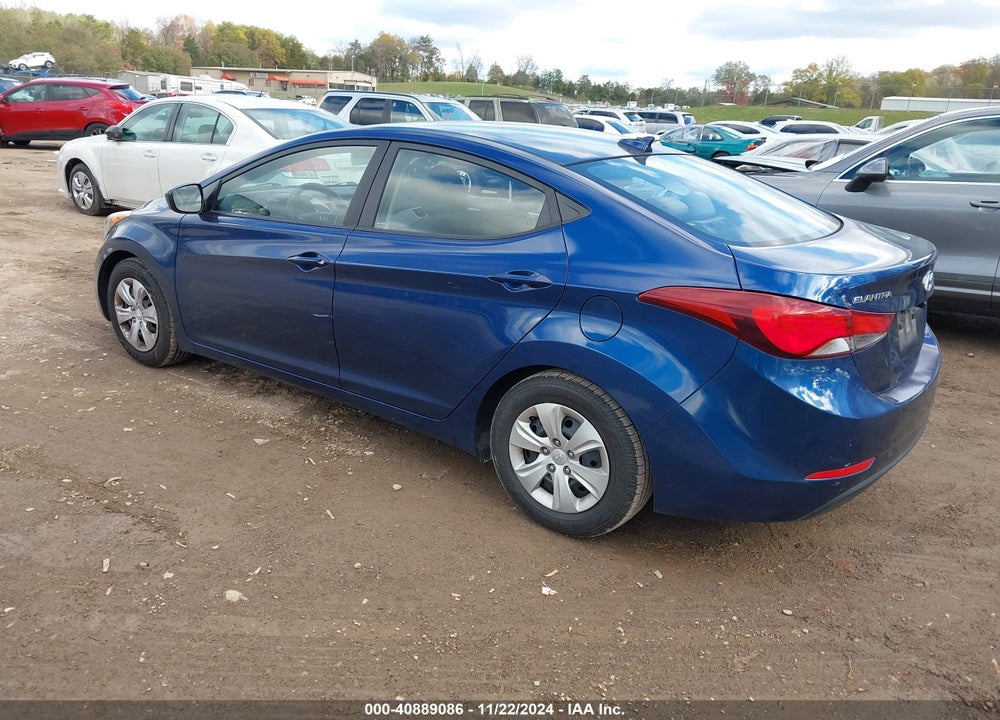 2016 HYUNDAI ELANTRA SE VIN: 5NPDH4AEXGH784907
