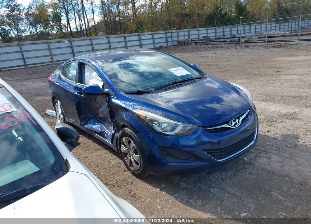 2016 HYUNDAI ELANTRA SE VIN: 5NPDH4AEXGH784907