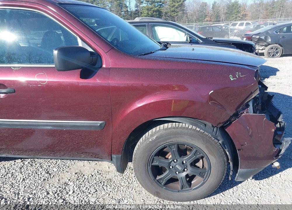 2015 HONDA PILOT LX VIN: 5FNYF4H29FB046175