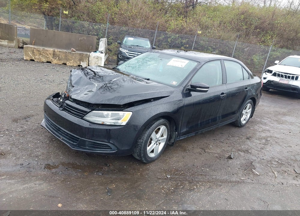 2012 VOLKSWAGEN JETTA 2.0L TDI VIN: 3VW3L7AJ6CM096039