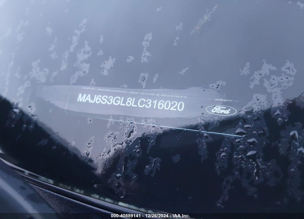 2020 FORD ECOSPORT SE VIN: MAJ6S3GL8LC316020