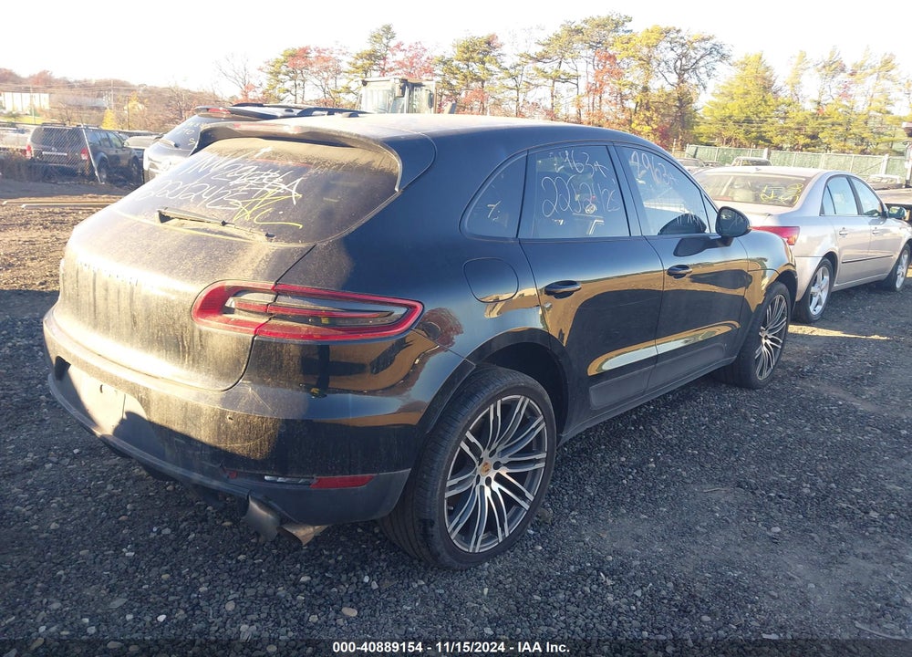 2015 PORSCHE MACAN S VIN: WP1AB2A59FLB52594
