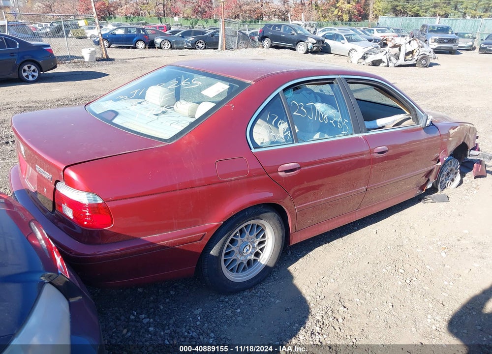 2001 BMW 525I VIN: WBADT33421GF40256