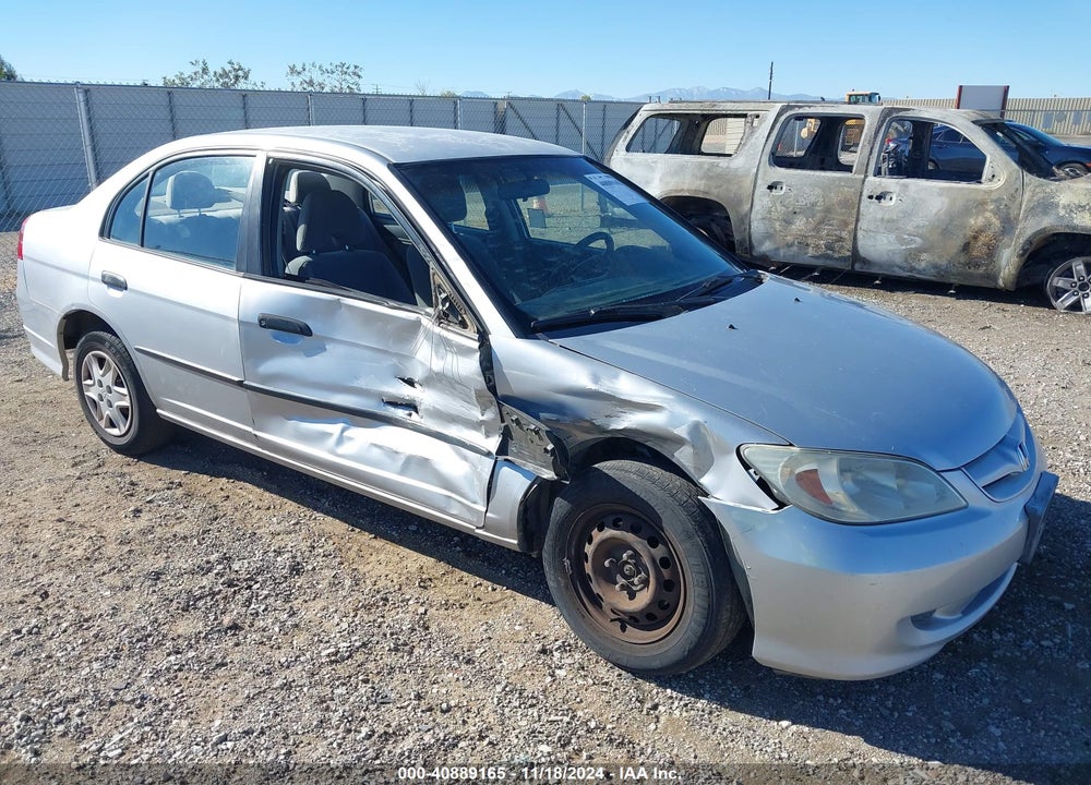 2005 HONDA CIVIC VP VIN: 2HGES16325H558735
